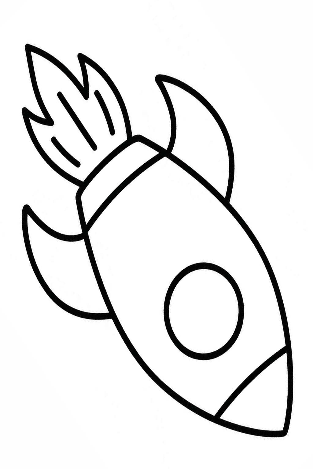 Kolorowanka Rakieta 7