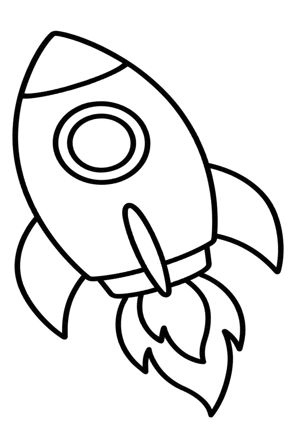 Kolorowanka Rakieta 8