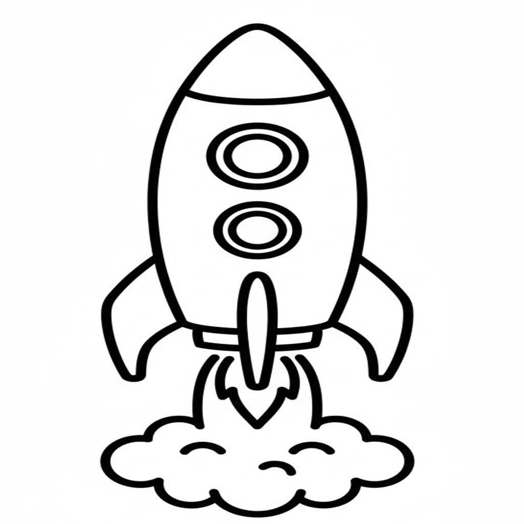 Kolorowanki Rakieta