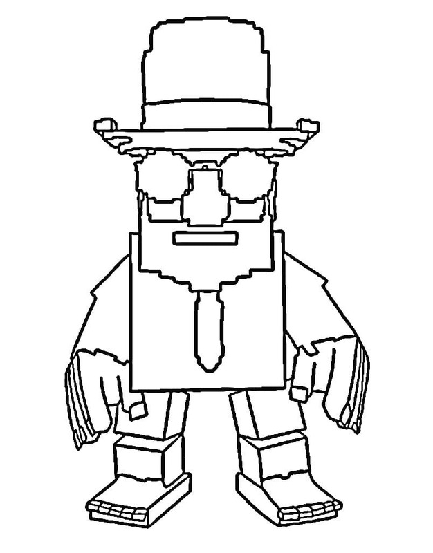 Kolorowanka Ukraść Brainrot bezpłatny wydruku łatwy