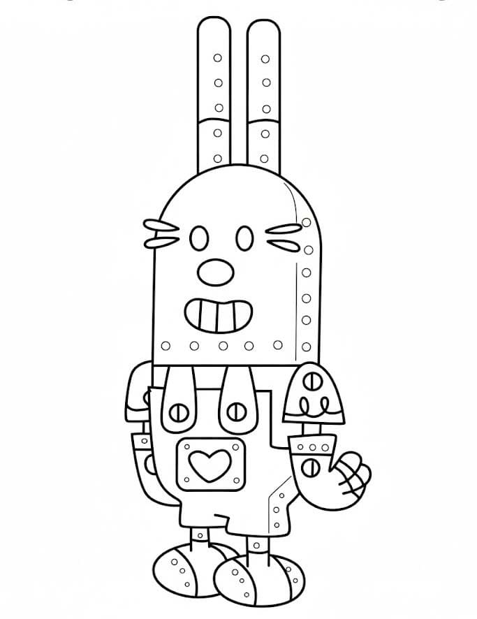 Kolorowanka Wow Wow Wubbzy bezpłatny dla dzieci