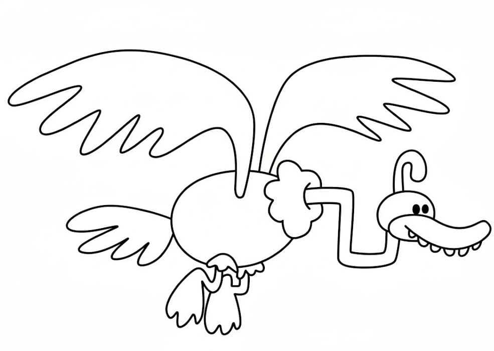 Kolorowanka Wow Wow Wubbzy bezpłatny