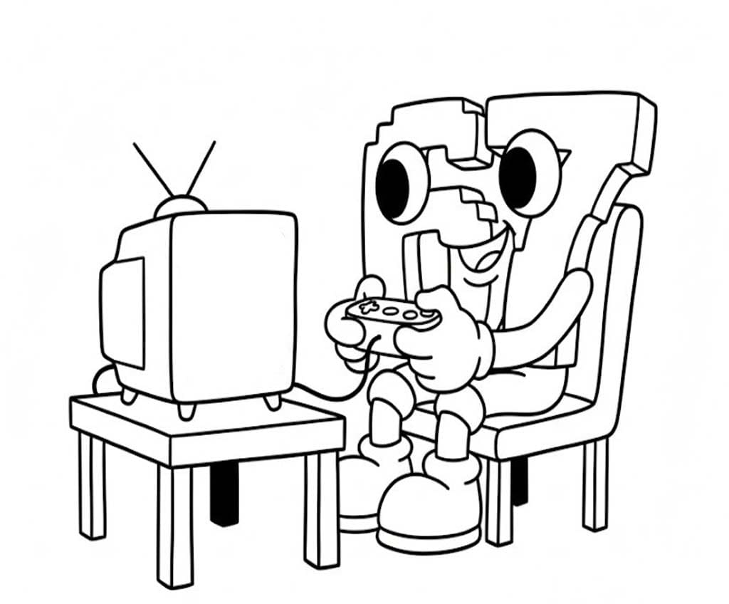 Kolorowanka 67 Brainrot bezpłatny wydruku łatwy