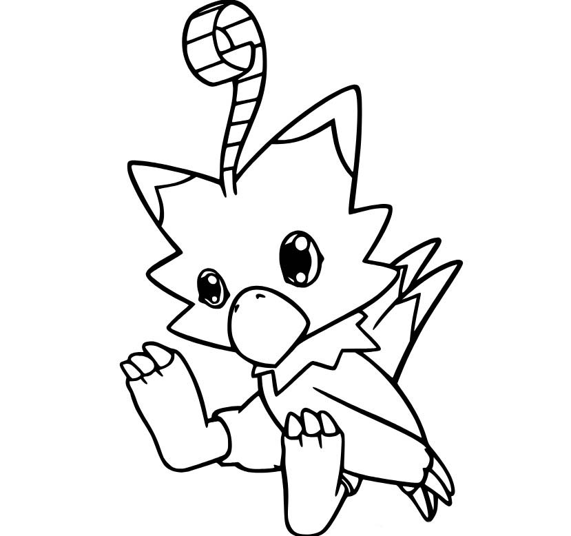 Kolorowanka Digimon wydruku