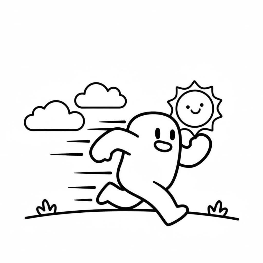 Kolorowanka Fall Guys bezpłatny podstawowy