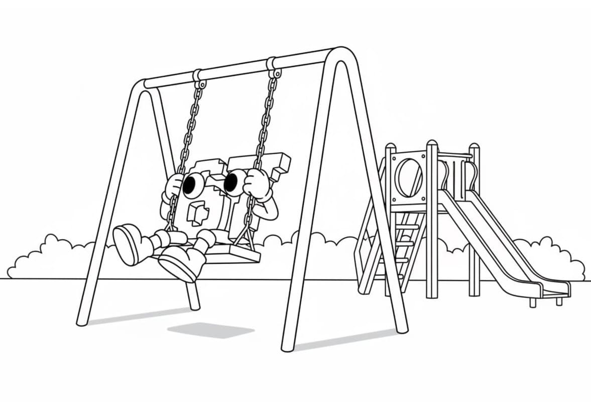 Kolorowanka Narysuj 67 Brainrot bezpłatny dla dzieci