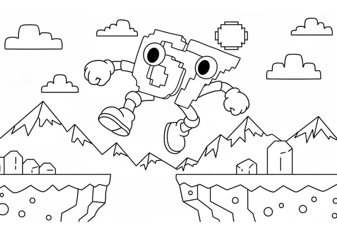 Kolorowanka Narysuj 67 Brainrot bezpłatny