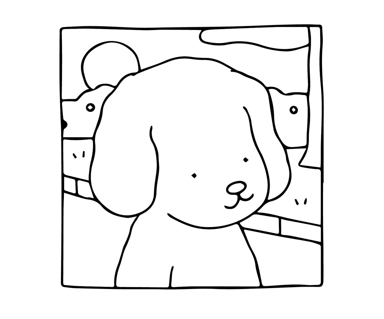 Kolorowanka Narysuj Bobbie Goods bezpłatny podstawowy