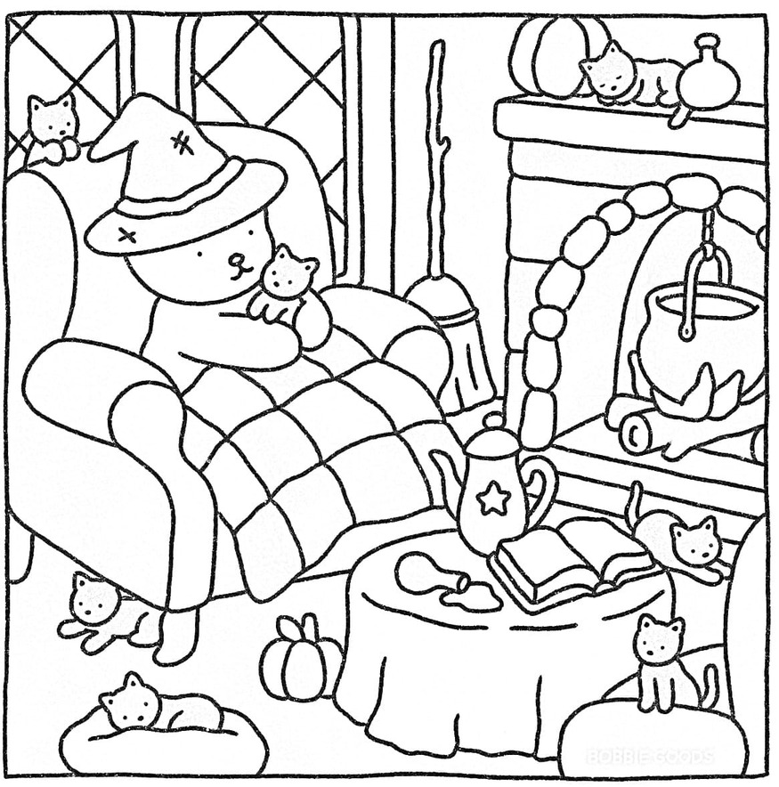 Kolorowanka Narysuj Bobbie Goods łatwy