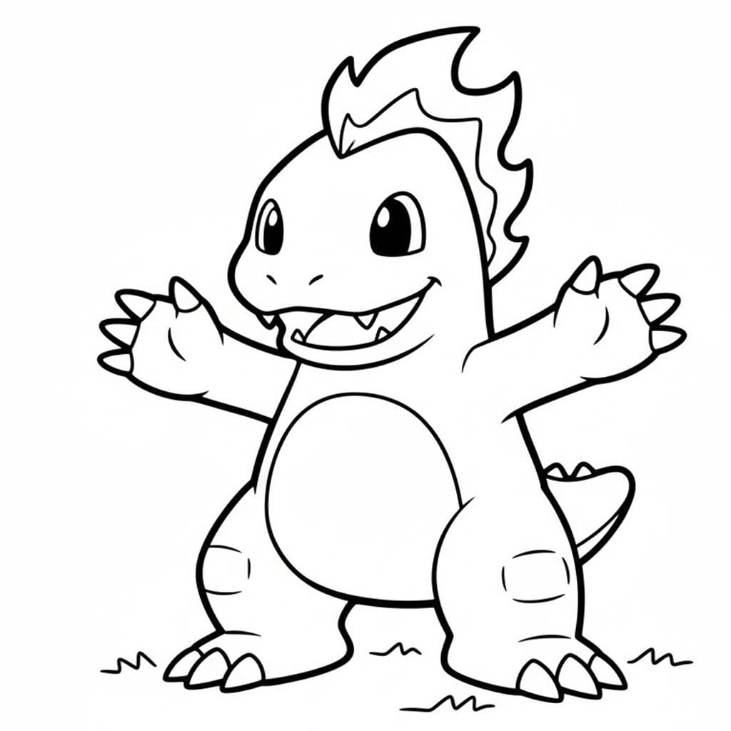 Kolorowanka Narysuj Digimon bezpłatny podstawowy