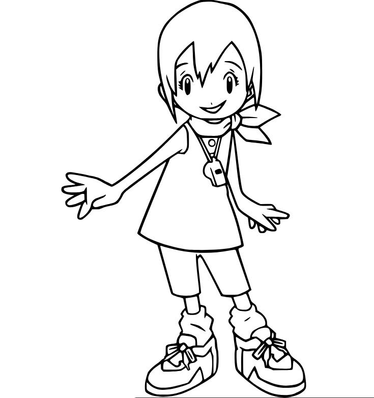 Kolorowanka Narysuj Digimon podstawowy