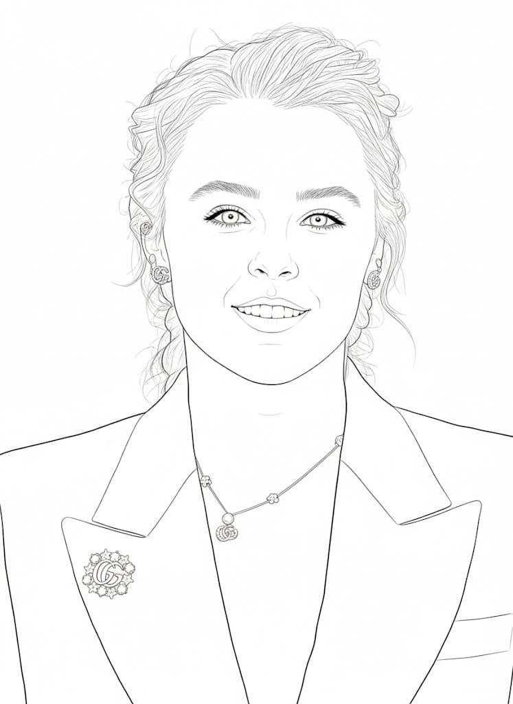 Kolorowanka Narysuj JoJo Siwa wydruku