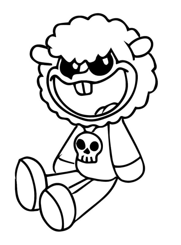 Kolorowanka Narysuj Nightmare Critters bezpłatny wydruku podstawowy