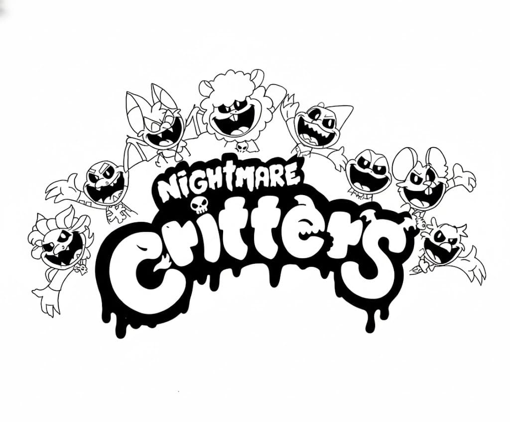 Kolorowanki Nightmare Critters