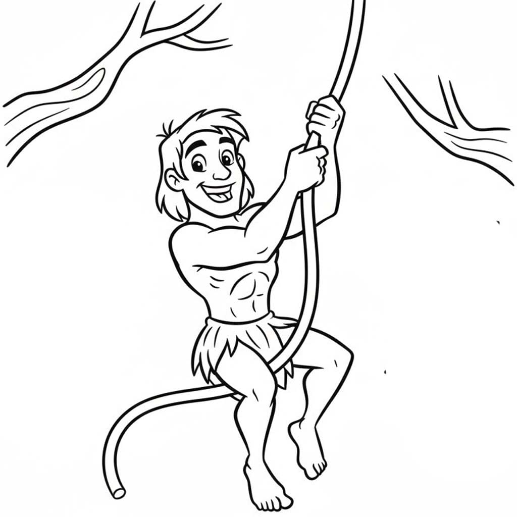Kolorowanki Tarzan