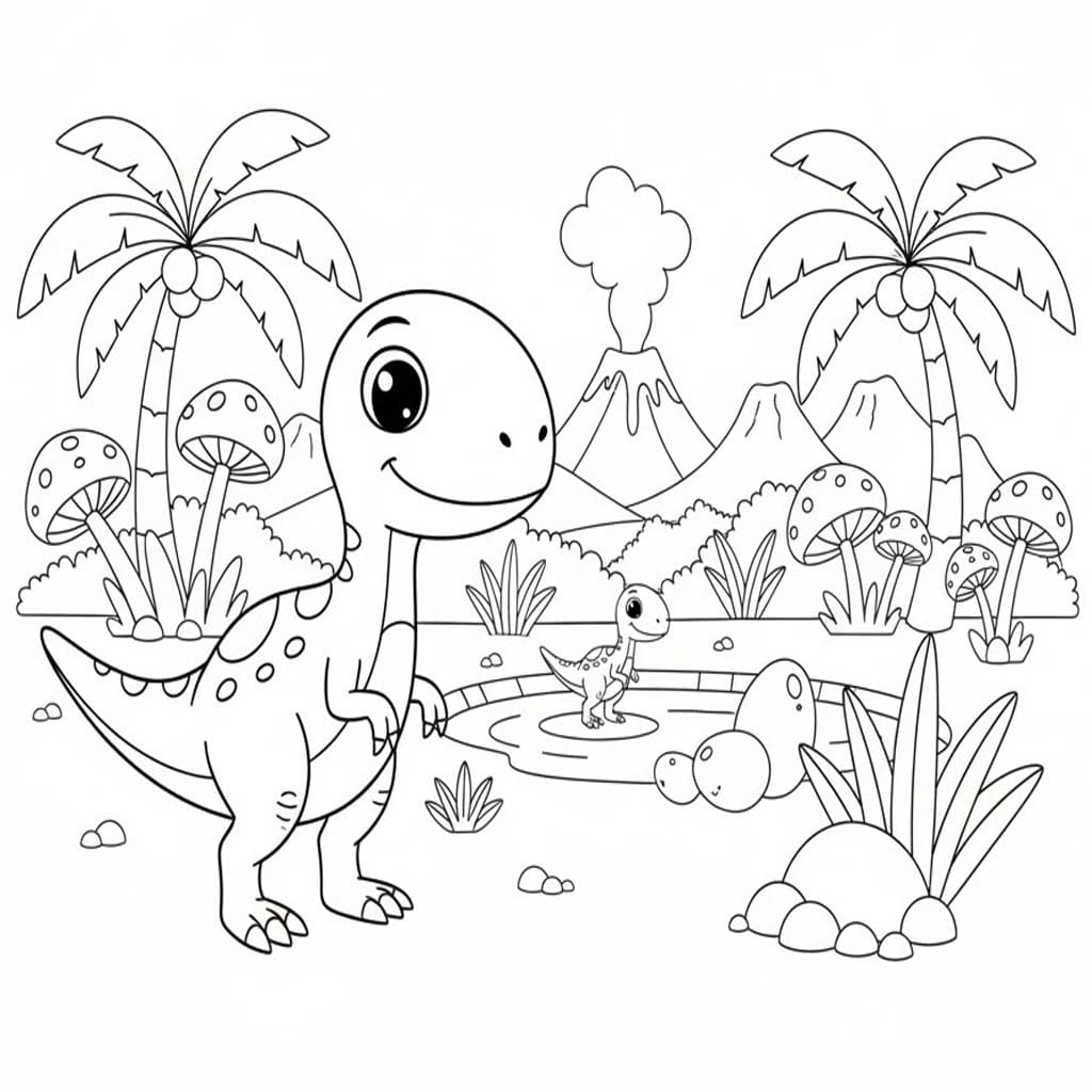 Kolorowanka Narysuj Welociraptor podstawowy