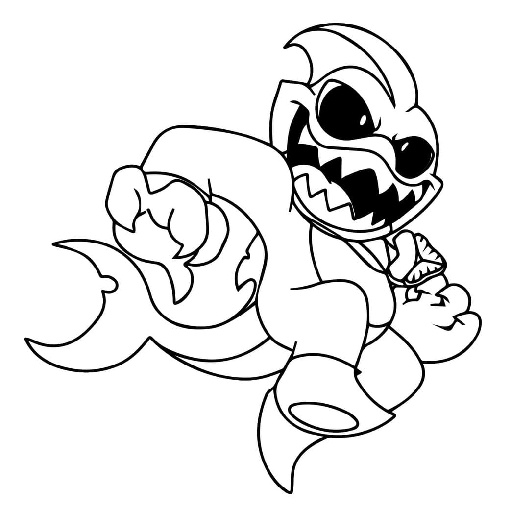 Kolorowanka Nightmare Critters bezpłatny prosty