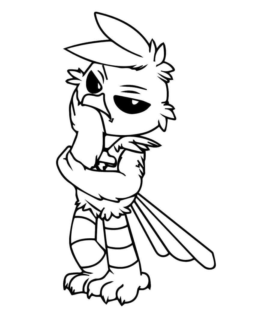 Kolorowanka Nightmare Critters wydruku łatwy