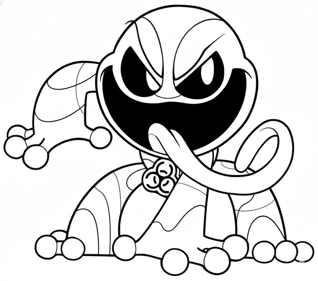 Kolorowanka Nightmare Critters wydruku