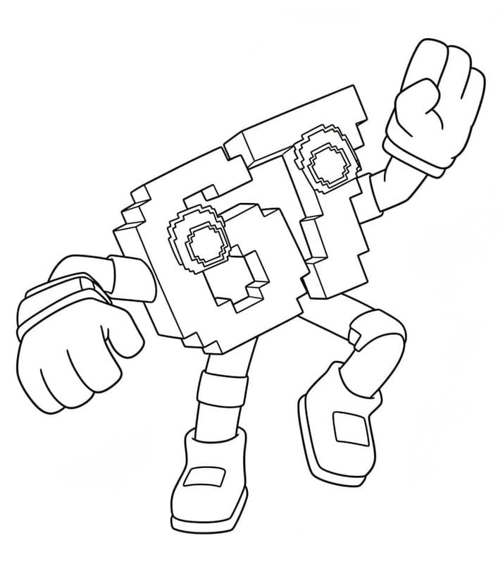 Kolorowanka Obraz 67 Brainrot