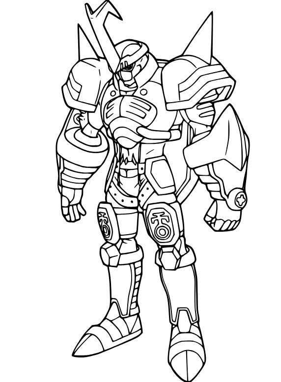 Kolorowanka Obraz Digimon bezpłatny