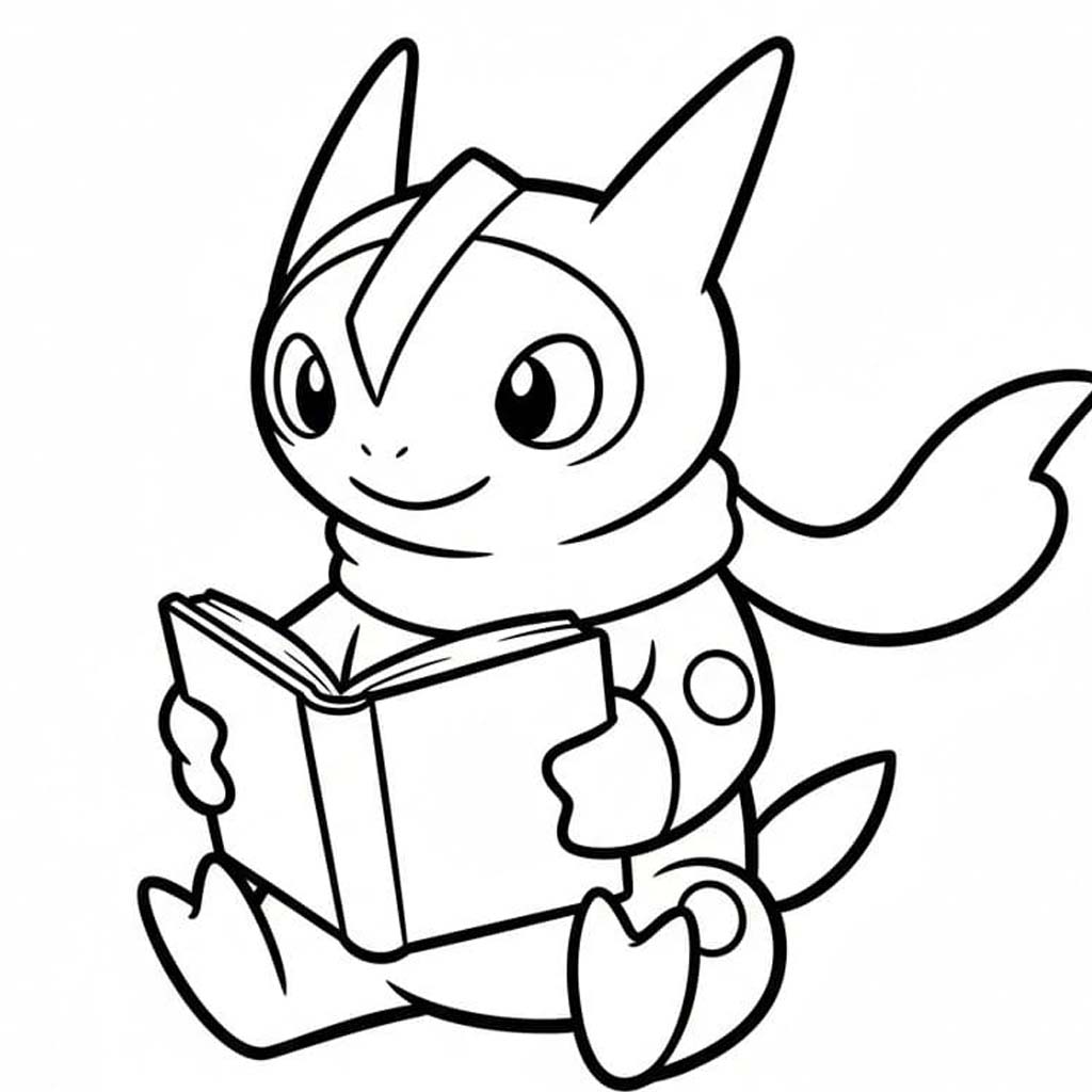 Kolorowanka Obraz Greninja