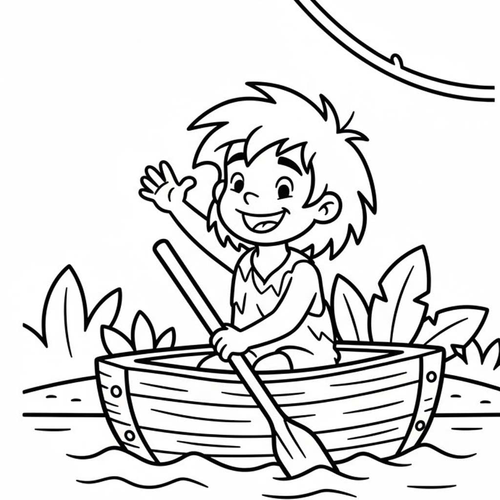 Kolorowanka Tarzan bezpłatny wydruku dla dzieci