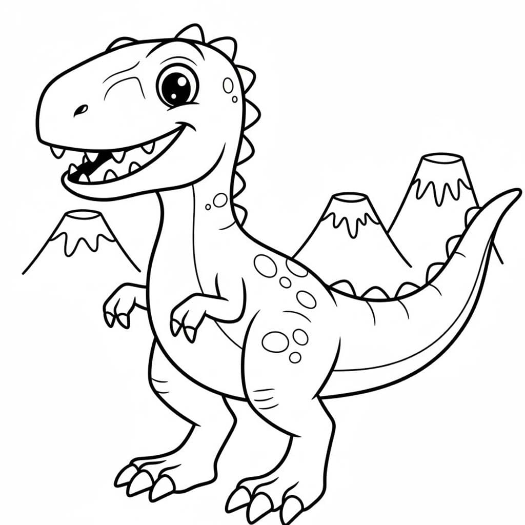 Kolorowanka Welociraptor bezpłatny łatwy