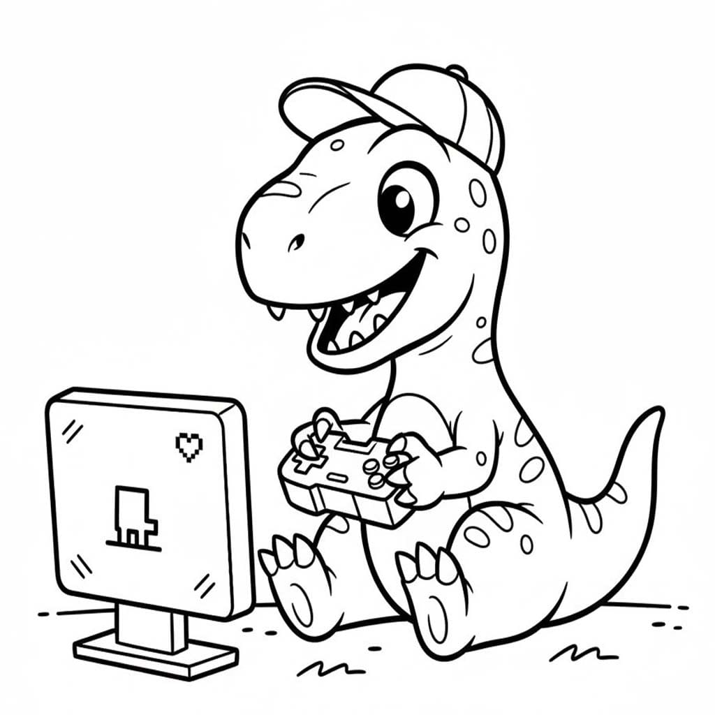 Kolorowanka Welociraptor bezpłatny wydruku łatwy