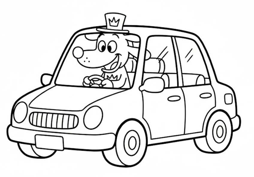 Kolorowanka Dog Man dla dzieci