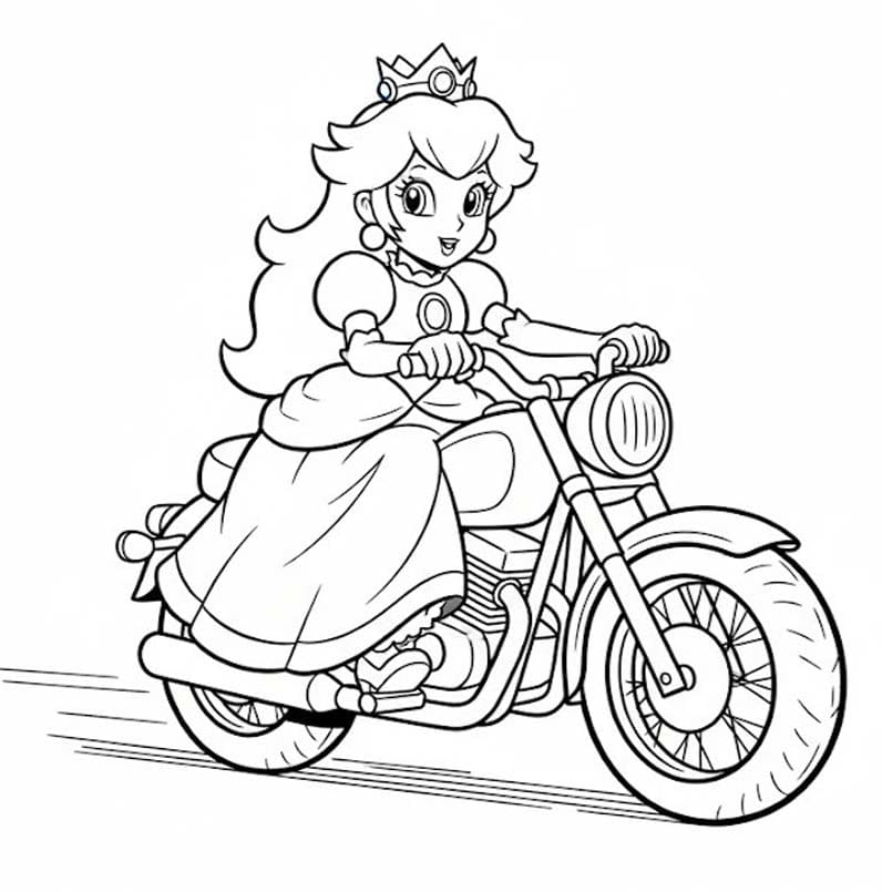 Kolorowanka Księżniczka Daisy wydruku