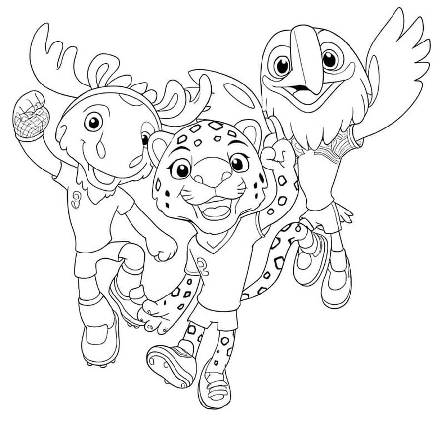 Kolorowanka Mistrzostwa Świata 2026 bezpłatny prosty