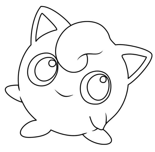 Kolorowanki Jigglypuff