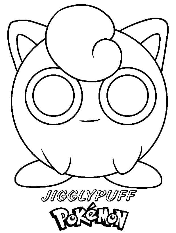 Kolorowanka Narysuj Jigglypuff