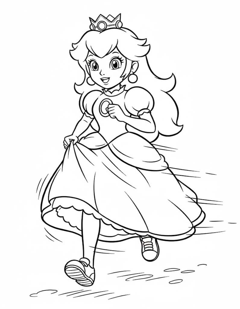 Kolorowanki Księżniczka Daisy