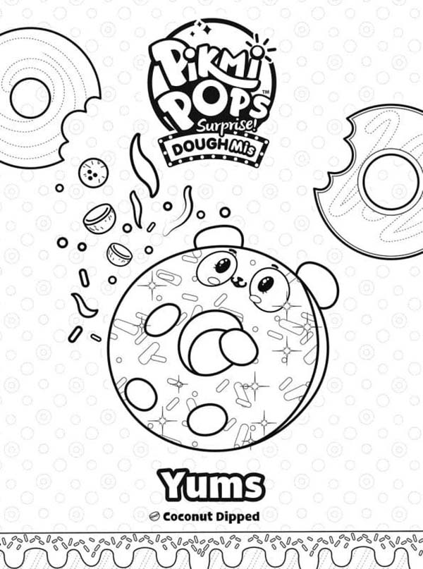 Kolorowanka Narysuj Pikmi Pops podstawowy
