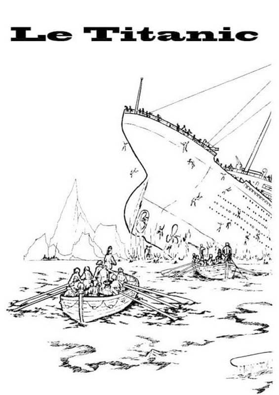 Kolorowanka Narysuj Titanic