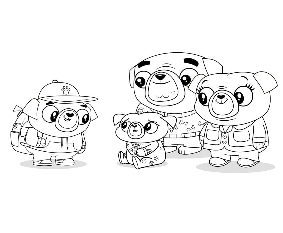 Kolorowanka Obraz Frytka i Kartofelcia bezpłatny