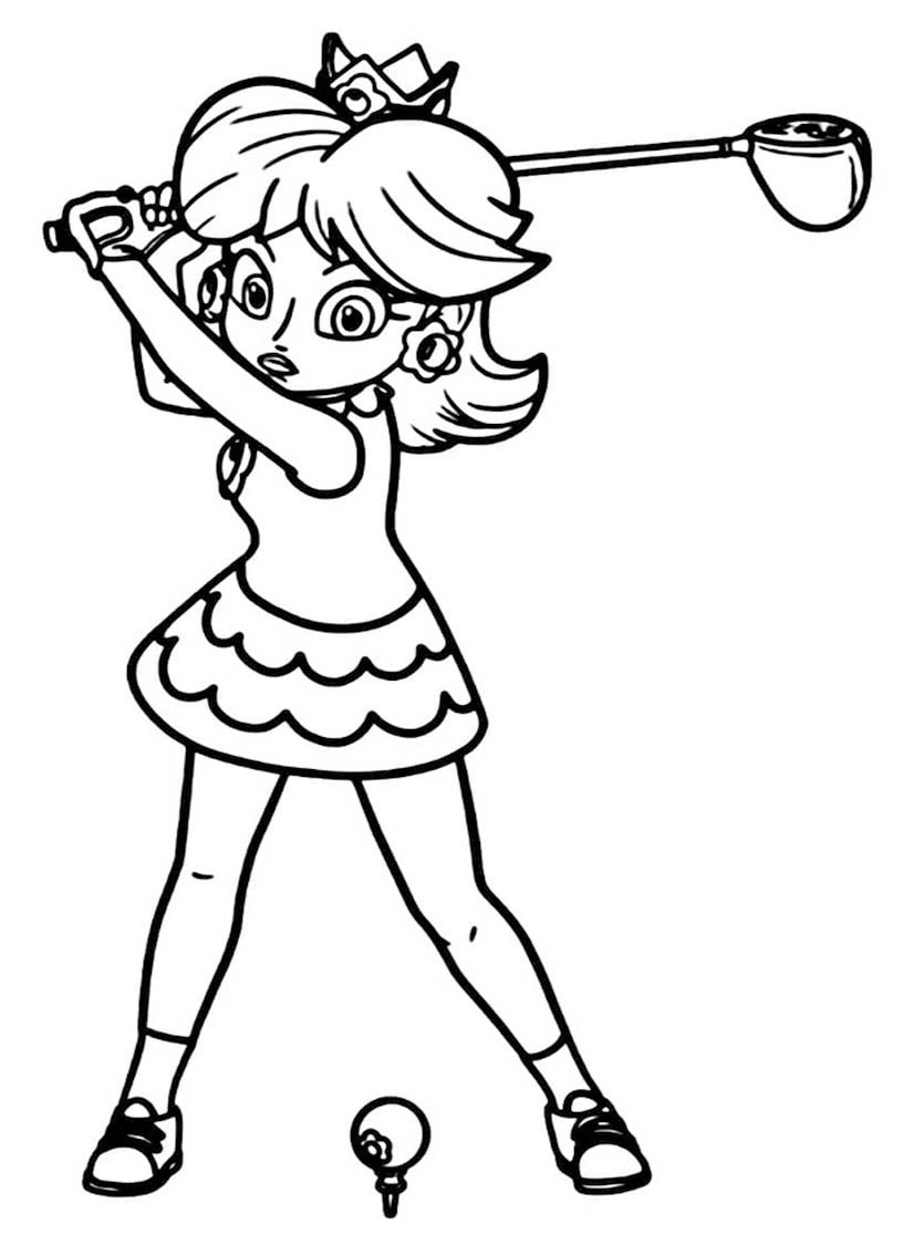 Kolorowanka Obraz Księżniczka Daisy