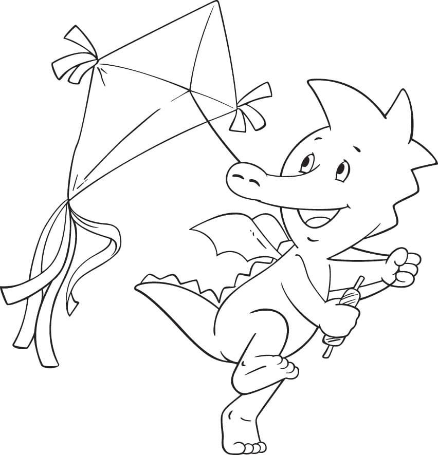 Kolorowanka Obraz Tabaluga