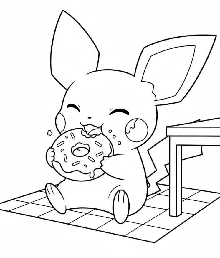 Kolorowanka Pichu dla dzieci