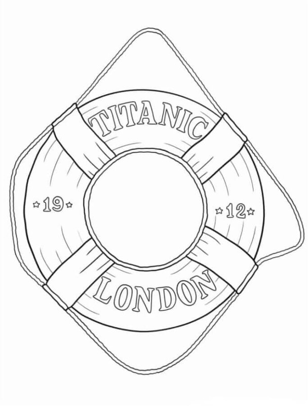Kolorowanka Titanic bezpłatny