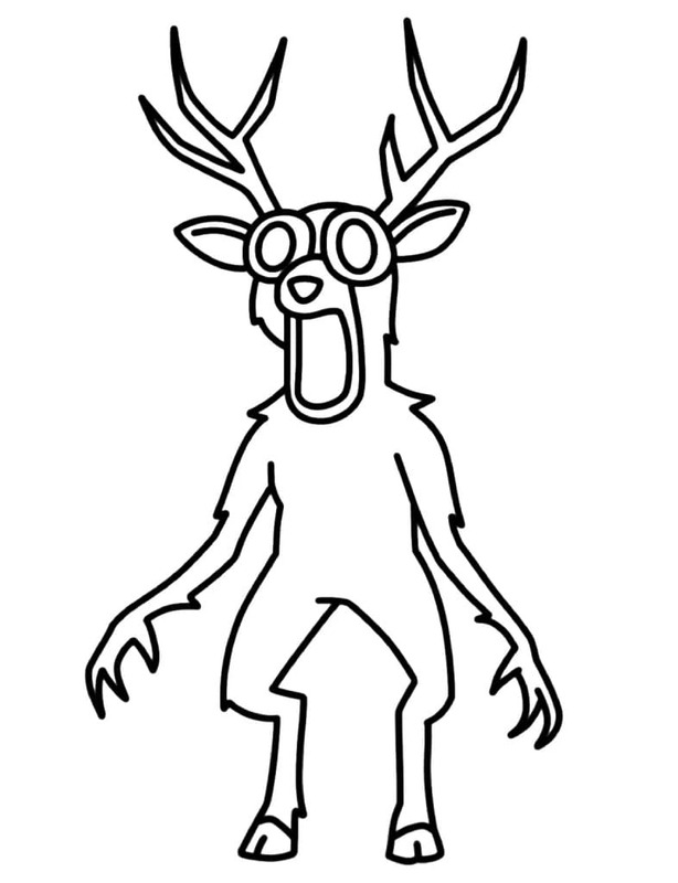 Kolorowanka 99 nocy w lesie bezpłatny łatwy