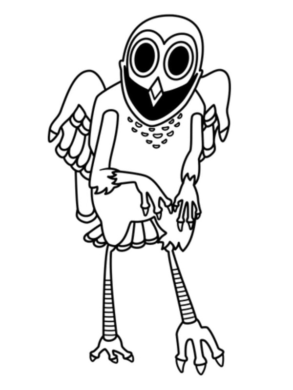 Kolorowanka 99 nocy w lesie wydruku łatwy