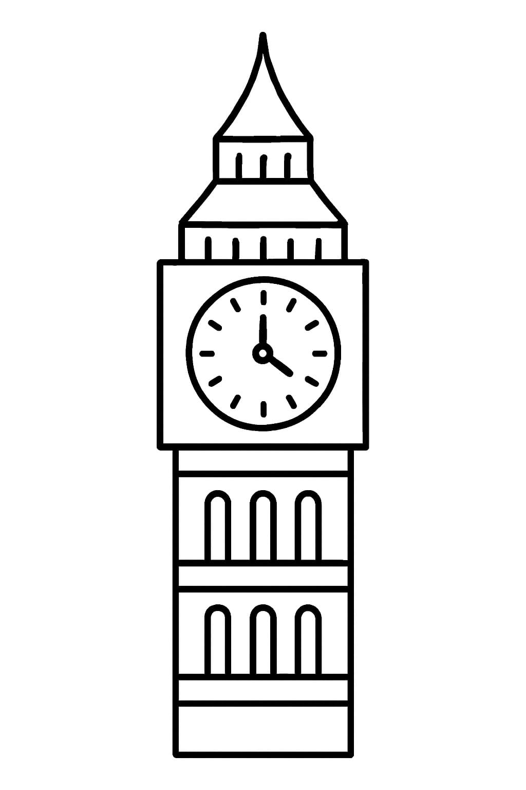 Kolorowanka Anglia bezpłatny wydruku