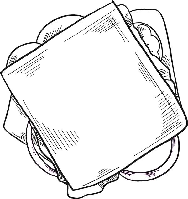 Kolorowanka Kanapka dla dzieci