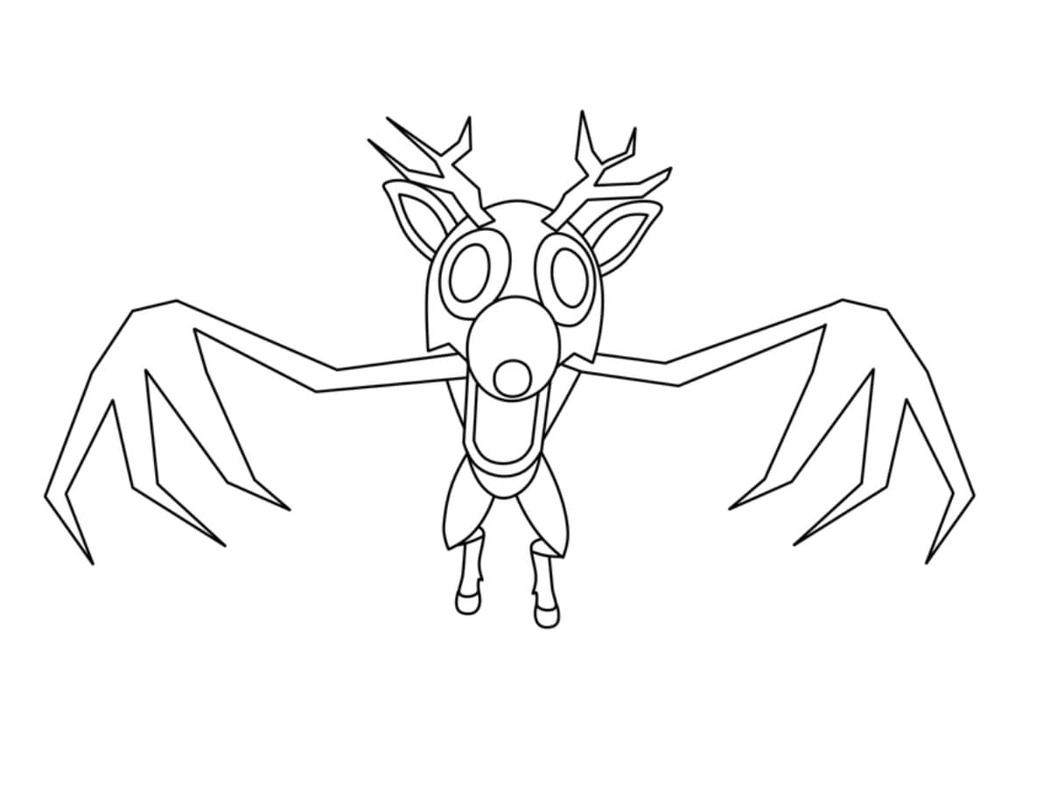 Kolorowanka Narysuj 99 nocy w lesie wydruku łatwy