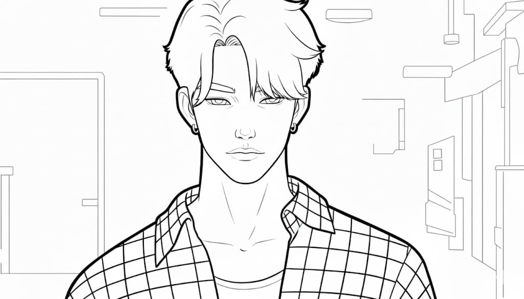 Kolorowanka Narysuj Saja Boys wydruku łatwy