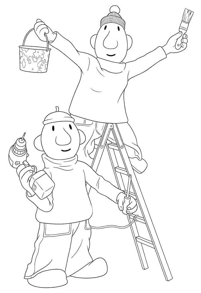 Kolorowanka Narysuj Sąsiedzi bezpłatny