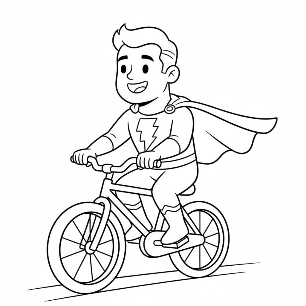 Kolorowanka Narysuj Shazam bezpłatny wydruku